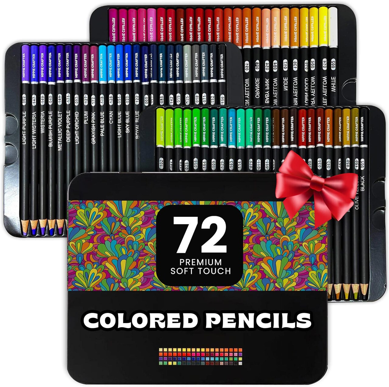 Color Pencils 72 Colored Pencils for Adult Coloring Books Artists Set Professional Premium Soft Pencil Colors for Drawing Sketch Books Art Supplies Artist Kid and Beginner Sketching